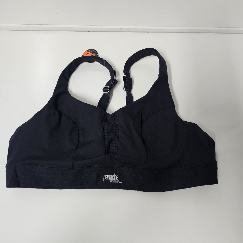 Panache Sport 5022 Underwire Sports Bra Black Size 34B